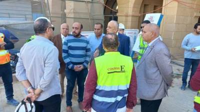 مسئولو  «الإسكان» فى جولة تفقدية بمنطقة مثلث ماسبيرو وسور مجرى العيون بالقاهرة