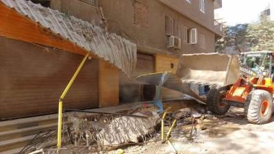 حملات مكثفة بالجيزة لرفع الإشغالات وإزالة التعديات بحي الهرم
