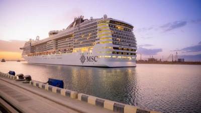 اقتصادية قناة السويس:  وصول السفينة السياحية Splendida ميناء السخنة على متنها ٢٢٠٠ سائح 