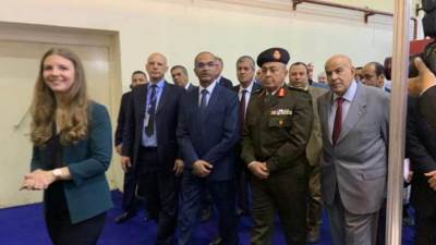 نائب وزير الإسكان  يفتتح المعرض المصري الألماني الدولي Expotec International 