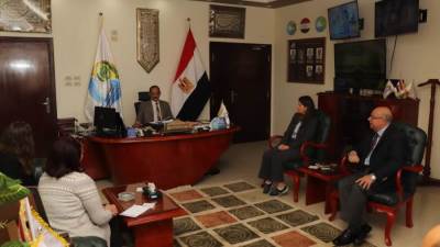 «مياه أسيوط» تستقبل وفد الوكالة الأمريكية للتنمية الدولية وتستعرض المشروعات الجارية