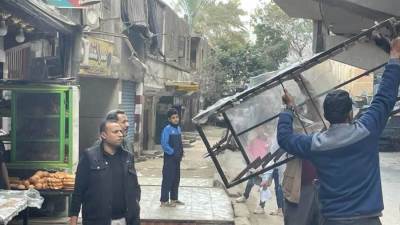 بالصور .. حملات مكبرة بشوارع التحرير وصفط اللبن و الشوربجي وبولاق الدكرور 