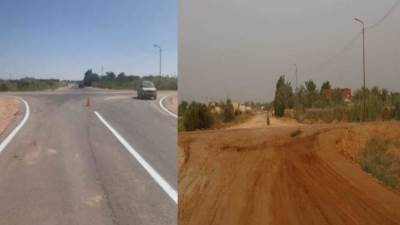 محافظ الجيزة :رصف وتطوير 8 طرق حيوية بمركز الواحات البحرية