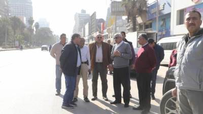 محافظ الجيزة يتفقد مشروعات التطوير الجارية بشوارع أحمد عرابي وجامعة الدول العربية 