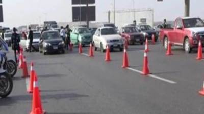 تحويلات مرورية لتنفيذ مشروع رصف مسطح  كوبري سمير غانم بالقاهرة الجديدة