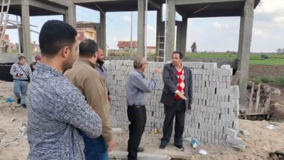 رئيس مياه دمياط يتابع نسب التنفيذ بمشروعات المبادرة الرئاسية «حياة كريمة»