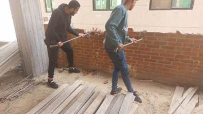 بالصور .. إزالة فورية لمخالفات البناء بمدينة 6 أكتوبر