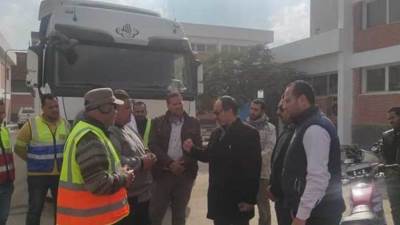 رئيس مياه الشرقية يتفقد سير العمل بمحطه مياه ترعه الرمل بأبو كبير