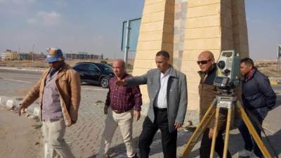 مسئولو جهاز مدينة بدر يتفقدون أعمال تطوير وتوسعة الطرق