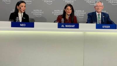 في فعاليات منتدى دافوس.. وزيرة التعاون الدولي تشارك في إطلاق مبادرة «تحفيز التمويل المناخي»