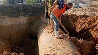 مياه الإسكندرية تواصل عملية الإصلاح لخط 1600 مم وعملية الإحلال والتجديد لخط 1000 مم بقطاعى جنوب وغرب