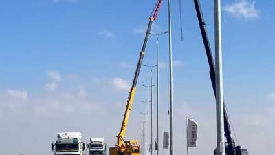 «الاسكان»:تقدم الأعمال بمشروع محطة كهرباء أكتوبر الجديدة والانتهاء من إنارة الطريق الستيني وشرق بادية