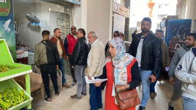 حملة مكبرة على الأسواق التجارية والمخابز بأكتوبر الجديدة 