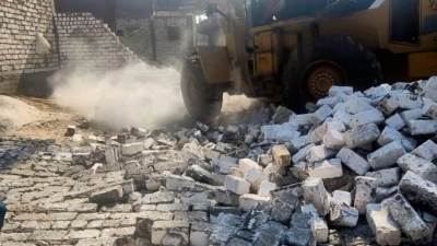 إزالة 8 حالات تعد على أراض زراعية بأسيوط 