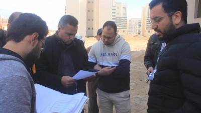 «مسؤولو الإسكان» فى جولة تفقدية لوحدات الإسكان الاجتماعي بمدينة السادات 