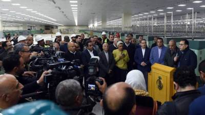 «مدبولى» من مدينة «المحلة الكبري»:51 مليار جنيه لسداد مديونيات وتطوير شركات الغزل والنسيج