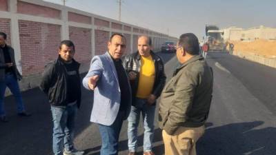 رئيس جهاز الشروق يتفقد أعمال التطوير ورفع كفاءة الطرق بعدة مناطق بالمدينة