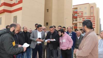 رئيس جهاز مدينة السادات يواصل جولاته التفقدية لمتابعة سير العمل بالمشروعات المختلفة