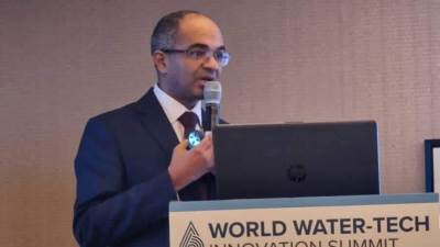 نائب وزير الإسكان للبنية الأساسية يشارك فى القمة العالمية الـ12 لتكنولوجيا الابتكار فى المياه
