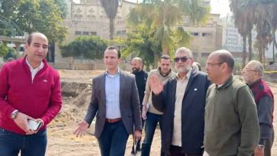 مساعد وزير الإسكان  يتفقد سير العمل بمشروع تطوير حديقة الأزبكية ويشدد على الالتزام بالجدول الزمني