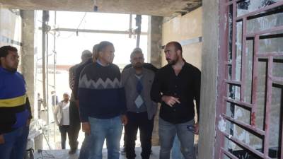 رئيس جهاز العاشر  يتفقد أعمال تنفيذ منطقة الخدمات الإقليمية