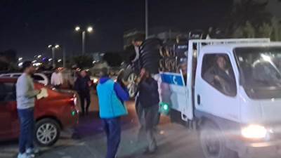 بالصور .. حملة ليلية لإزالة الإشغالات في مدينة العاشر من رمضان