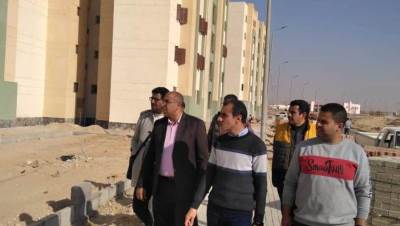 رئيس جهاز سوهاج الجديدة  يتفقد موقف تنفيذ مشروعات الإسكان الجارية بمدينة أخميم الجديدة