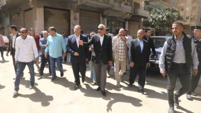 محافظ الجيزة :رصف وتطوير عدداً من الشوارع الحيوية بحي العمرانية