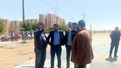 جولات تفقدية لرئيس جهاز النوبارية الجديدة لمتابعة أعمال التطوير 