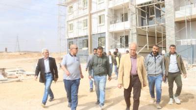 رئيس جهاز العاشر يتفقد منطقة الخدمات الإقليمية بمشروع «سكن لكل المصريين »ويوجه بالانتهاء فى التوقيتات المحددة 