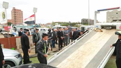 محافظ كفر الشيخ يقود حملة لإزالة الإشغالات