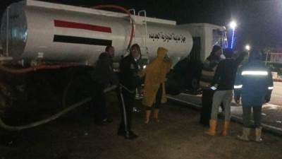 رفع درجة الاستعداد القصوى في مدينة النوبارية بسبب الطقس السيئ 