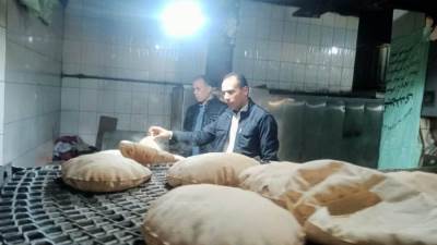 حملات تموينية على الأسواق والمخابز بقرى ومدن محافظة كفر الشيخ