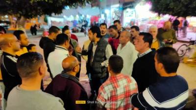 بالصور .. جولة ليلية لرئيس جهاز النوبارية لمنطقة ابنى بيتك والعشرين عمارة 