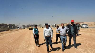 رئيس جهاز  القاهرة الجديدة يتفقد محاور الطرق  وأعمال المرافق الجارية بالمدينة