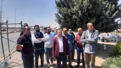 رئيس جهاز الشروق يعلن البدء فى رفع كفاءة وتطوير مدخل السويس (2) بالمدينه  