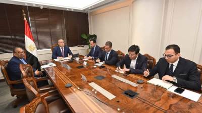 وزير الإسكان يتابع  الموقف التنفيذي لمشروع منطقة الأعمال المركزية بالعاصمة الإدارية الجديدة