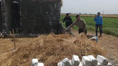 بالصور .. إزالة حالات تعدى على الأراضي الزراعية  بمراكز دسوق والحامول و مطوبس وفوه وبلطيم بكفر الشيخ 