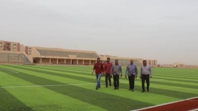 «عمران» يتفقد نادي المحور الشرقي للخدمات بمدينة العاشر