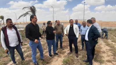 البدء فى رفع كفاءة مدخل السويس (3) بمدينة الشروق