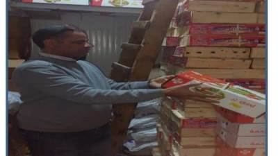 ضبط 1.5 طن أسماك مملحه ومدخنة  فاسدة بالعمرانية 