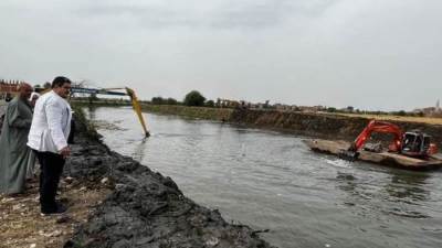 الري:التعامل الفورى مع تعدى بالردم بنهر النيل مساء أمس بمحافظة الدقهلية لتعلية أرض طرح النهر