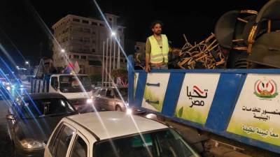 رئيس " جهاز دمياط الجديدة ": تنفيذ حملة مسائية لإزالة الإشغالات والقضاء على الظواهر العشوائية بالمدينة