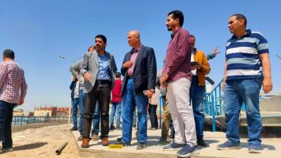 مساعد نائب رئيس الهيئة يتابع المشروعات الجاري تنفيذها بمدينة النوبارية الجديدة 
