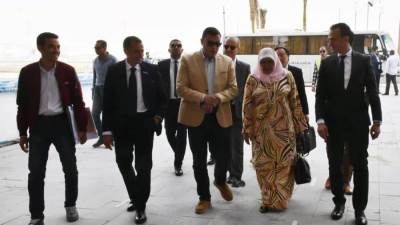 بالصور .. جولة لمساعد الأمين العام للأمم المتحدة بمشروعات العاصمة الإدارية الجديدة