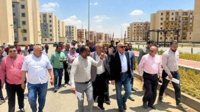 «مسؤلو الإسكان» في جولة تفقدية لمشروعات مدينة اكتوبر الجديدة