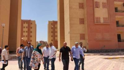 رئيس جهاز سوهاج الجديدة  يتفقد منطقتي ١٣٨ عمارة و٥٠  عمارة ضمن المبادرة الرئاسية «سكن كل المصريين »