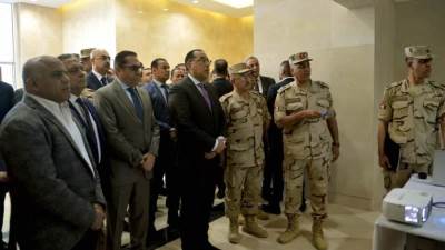 «مدبولى» يتفقد مبنى مديرية أمن العاصمة الإدارية الجديدة تمهيدا لتسليمه