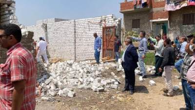 إزالة 12حالة تعد بمركز مغاغة بالمنيا خلال حملات مكبرة 