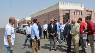 محافظ الجيزة يتابع نسب تنفيذ الأعمال الإنشائية للمرحلة الرابعه بمشروع الجبانات  